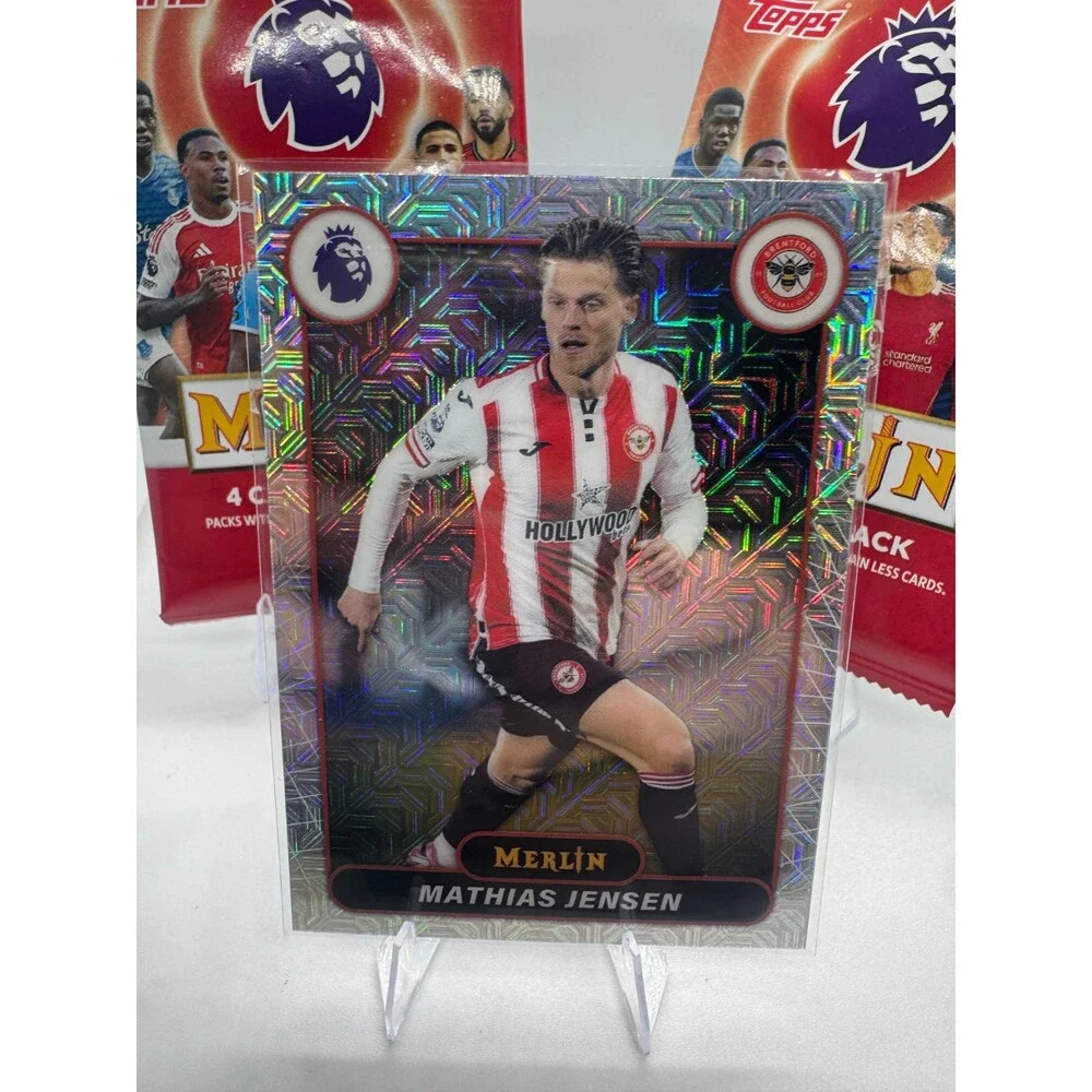 2026 Topps Merlin Premier League #31 Mathias Jensen, Brentford mojo